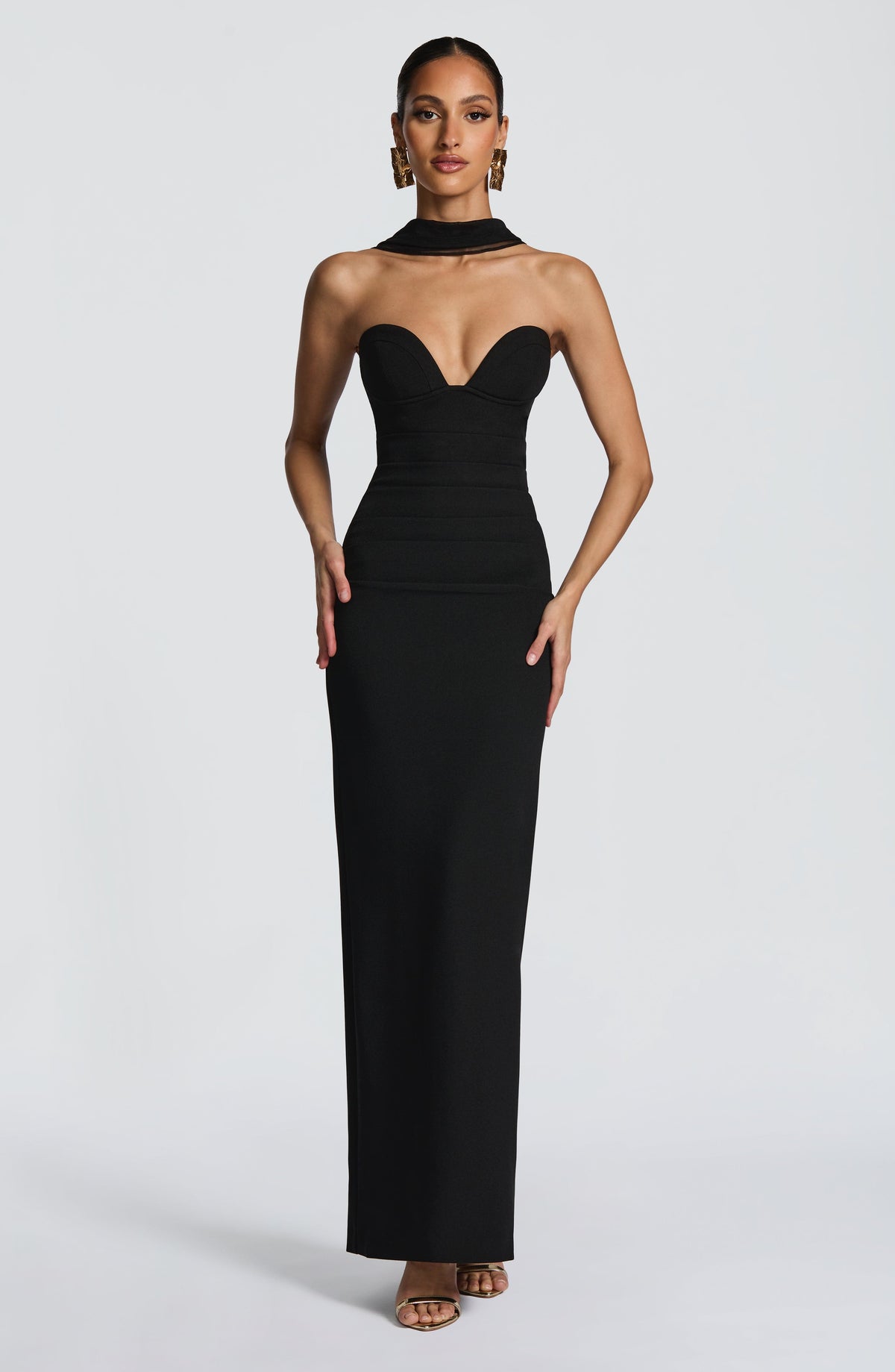 Vestido Maxi Palabra de Honor Naiara