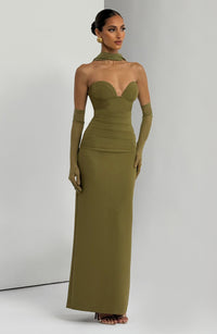 Vestido Maxi Palabra de Honor Naiara