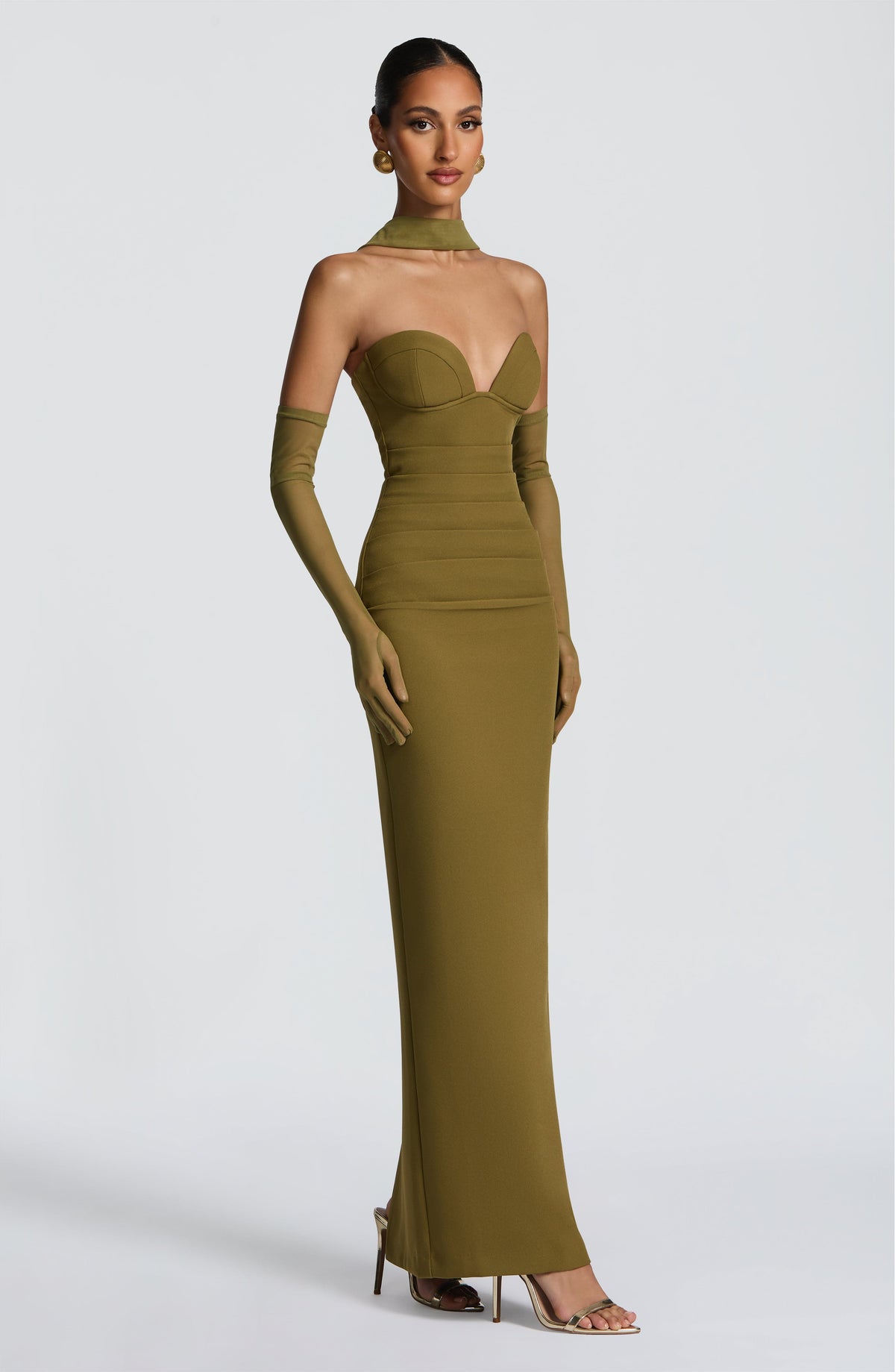 Vestido Maxi Palabra de Honor Julia