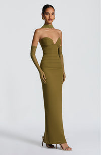 Vestido Maxi Palabra de Honor Naiara