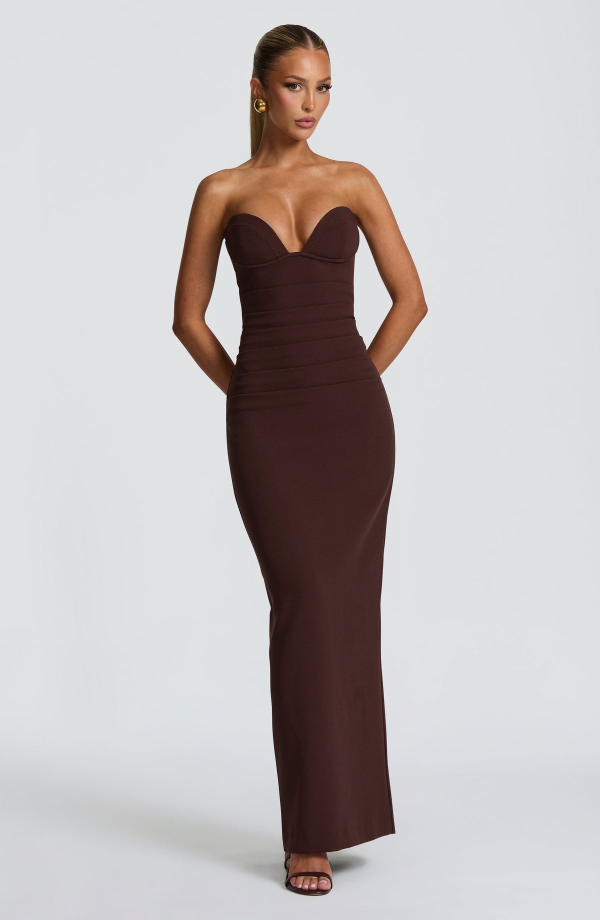 Vestido Maxi Palabra de Honor Naiara