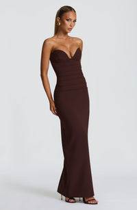 Vestido Maxi Palabra de Honor Naiara