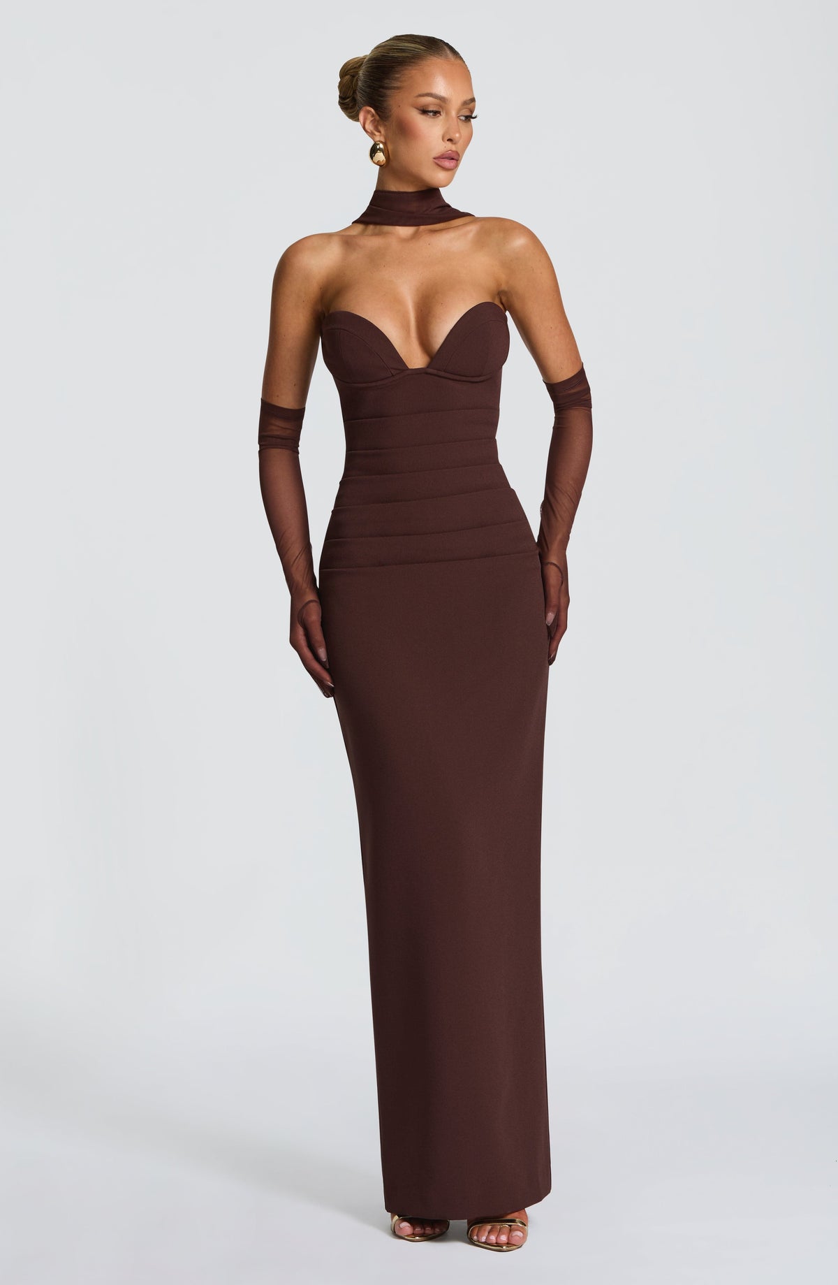 Vestido Maxi Palabra de Honor Naiara