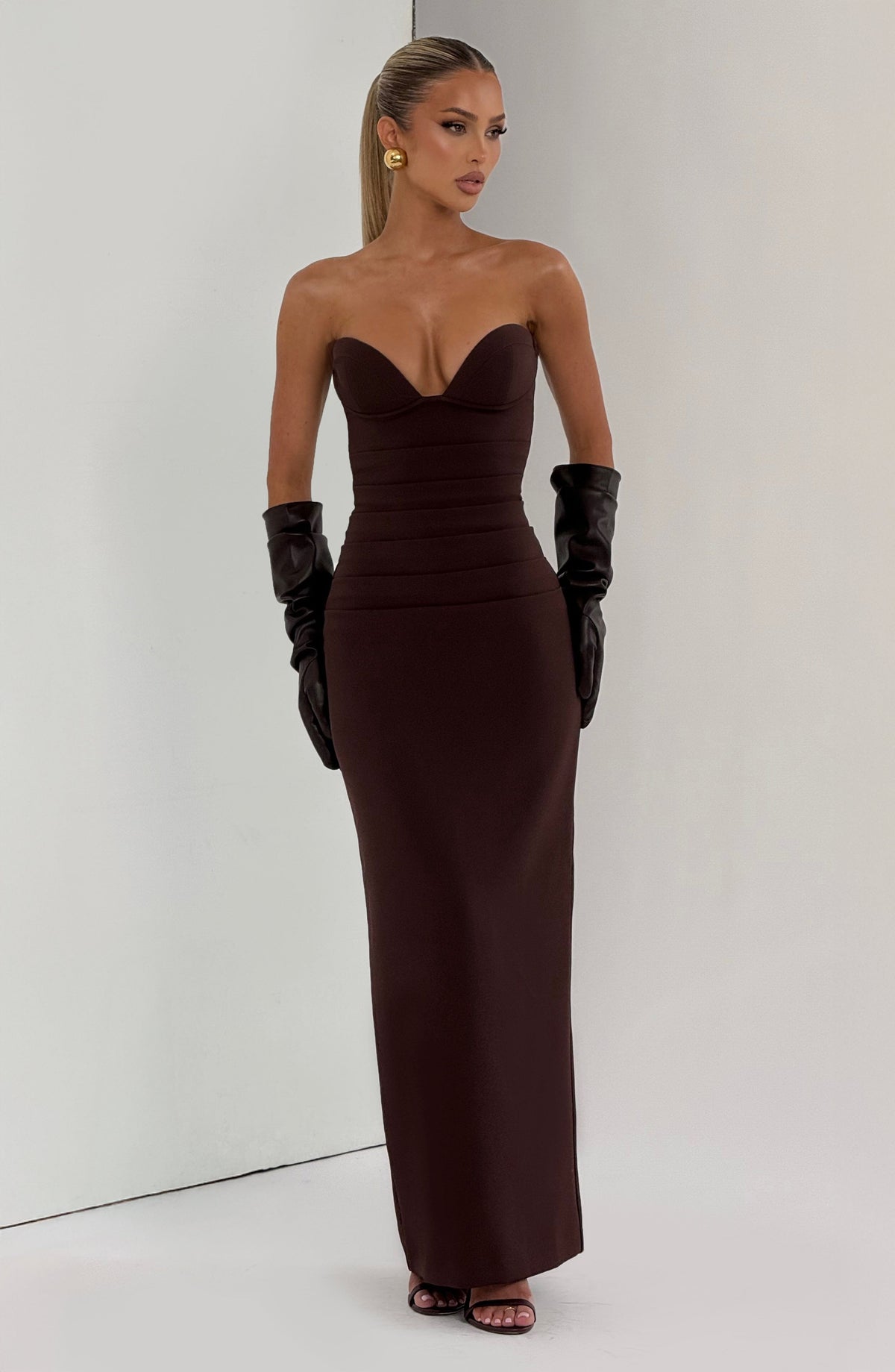 Vestido Maxi Palabra de Honor Naiara
