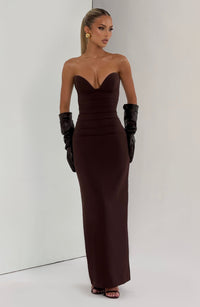 Vestido Maxi Palabra de Honor Naiara