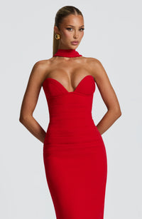 Vestido Maxi Palabra de Honor Naiara