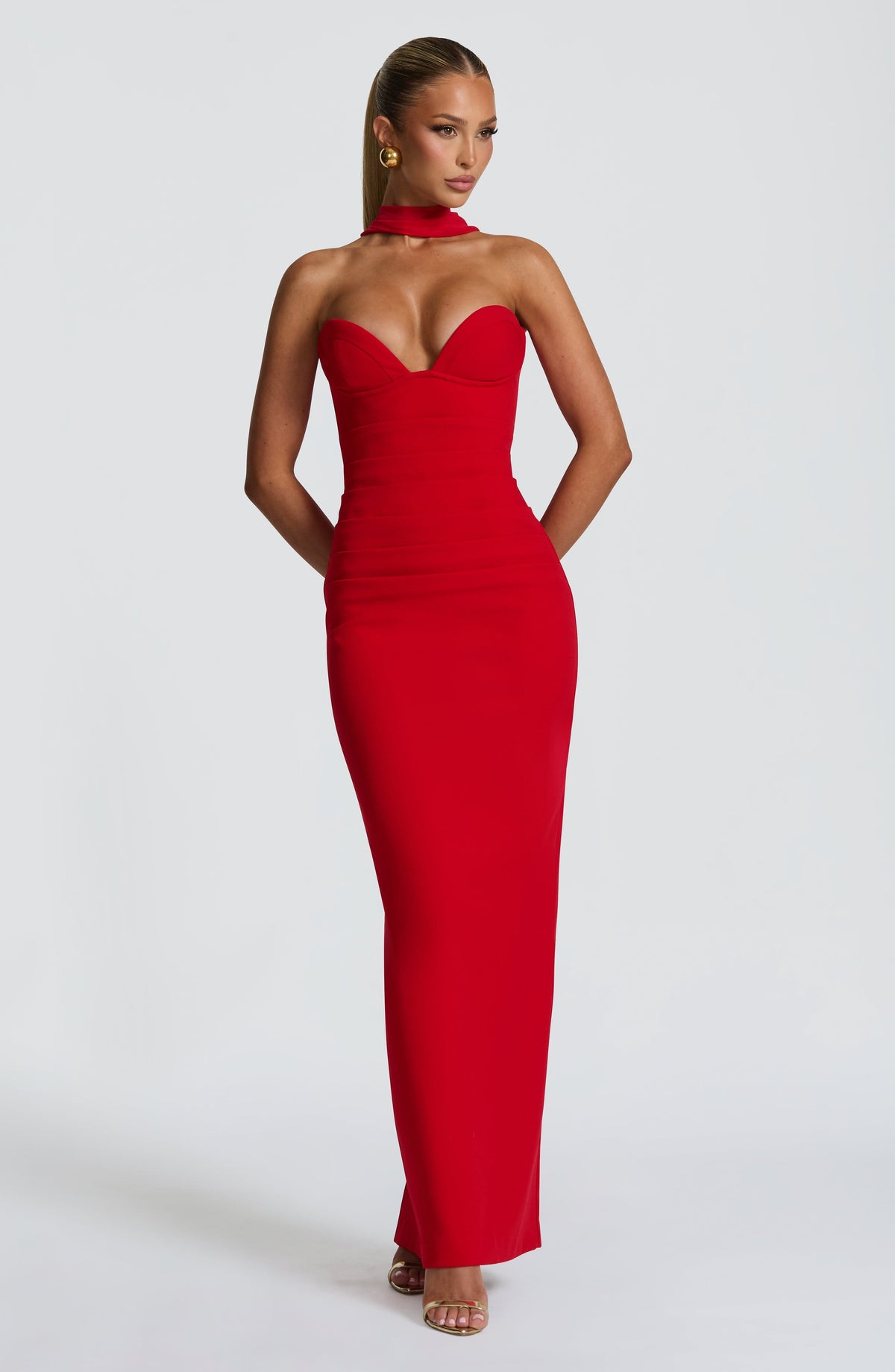 Vestido Maxi Palabra de Honor Naiara