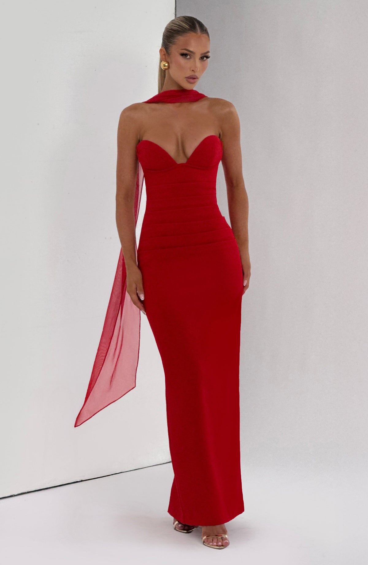 Vestido Maxi Palabra de Honor Julia