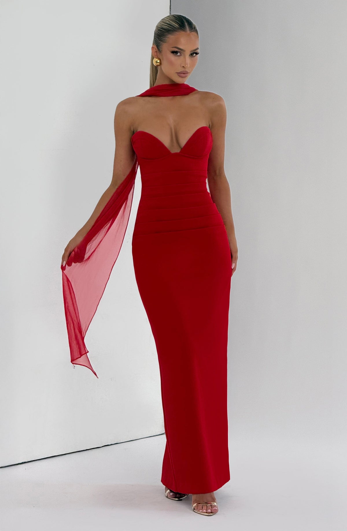 Vestido Maxi Palabra de Honor Naiara