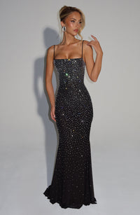 Vestido Maxi con Brillo Julia Dalia