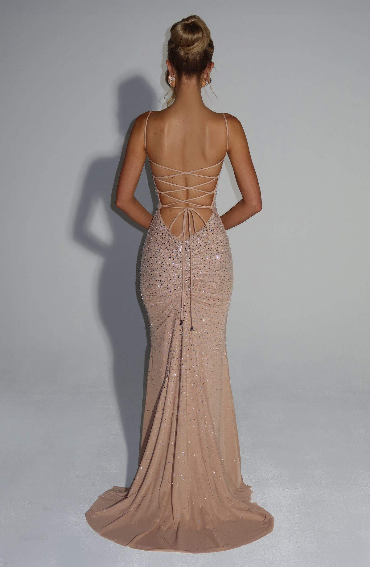 Vestido Maxi con Brillo Julia Sara