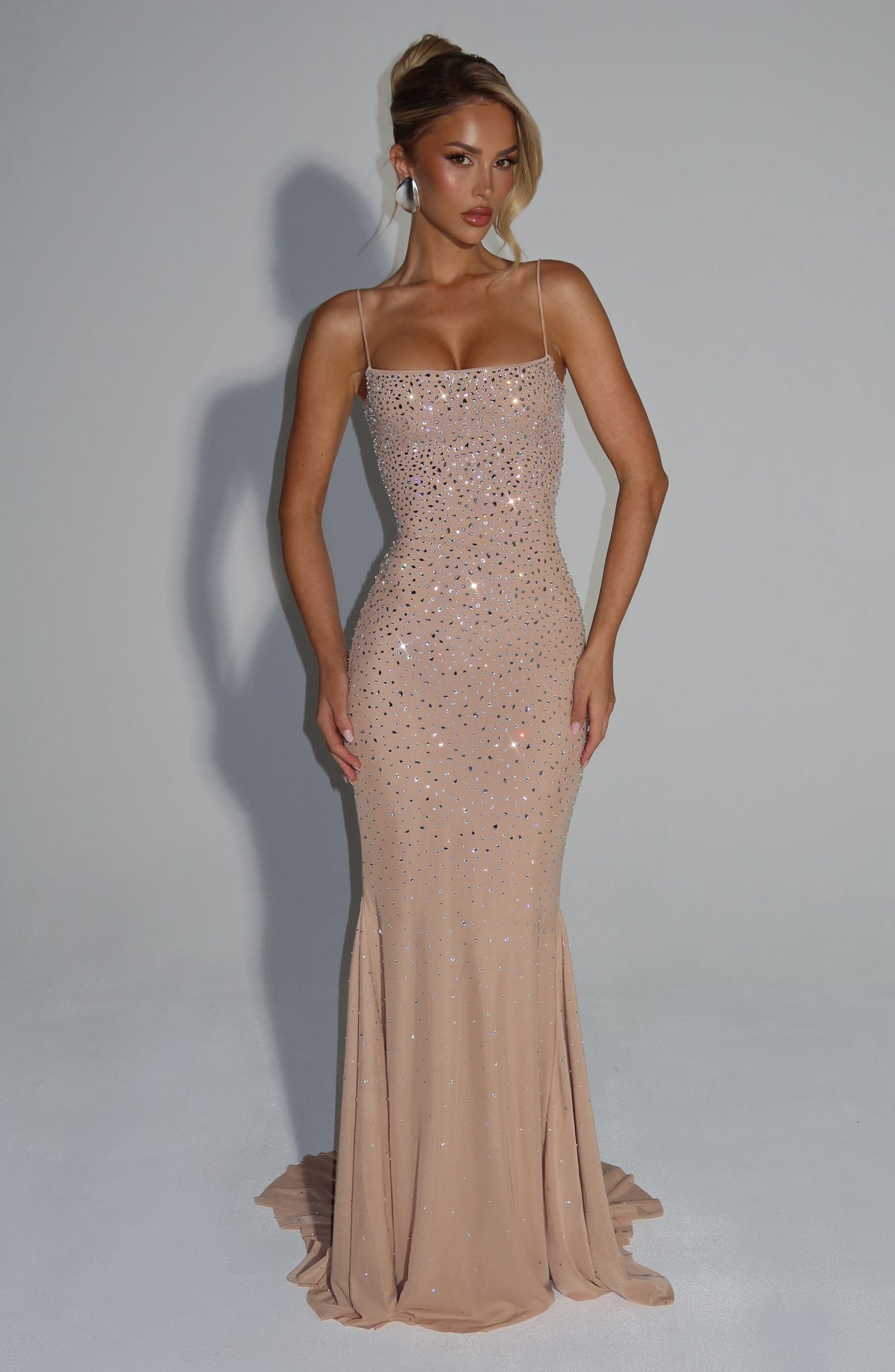 Vestido Maxi con Brillo Julia Sara