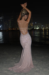 Vestido Maxi con Brillo Julia Sara