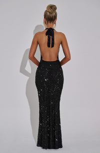 Vestido Maxi con Brillo Alicia Fatima