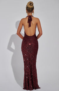 Vestido Maxi con Brillo Alicia Xenia