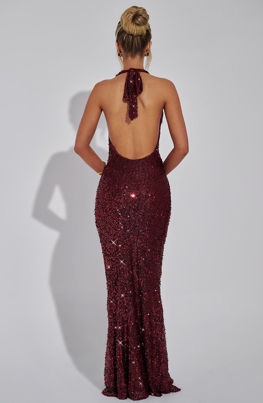 Vestido Maxi con Brillo Alicia Fatima