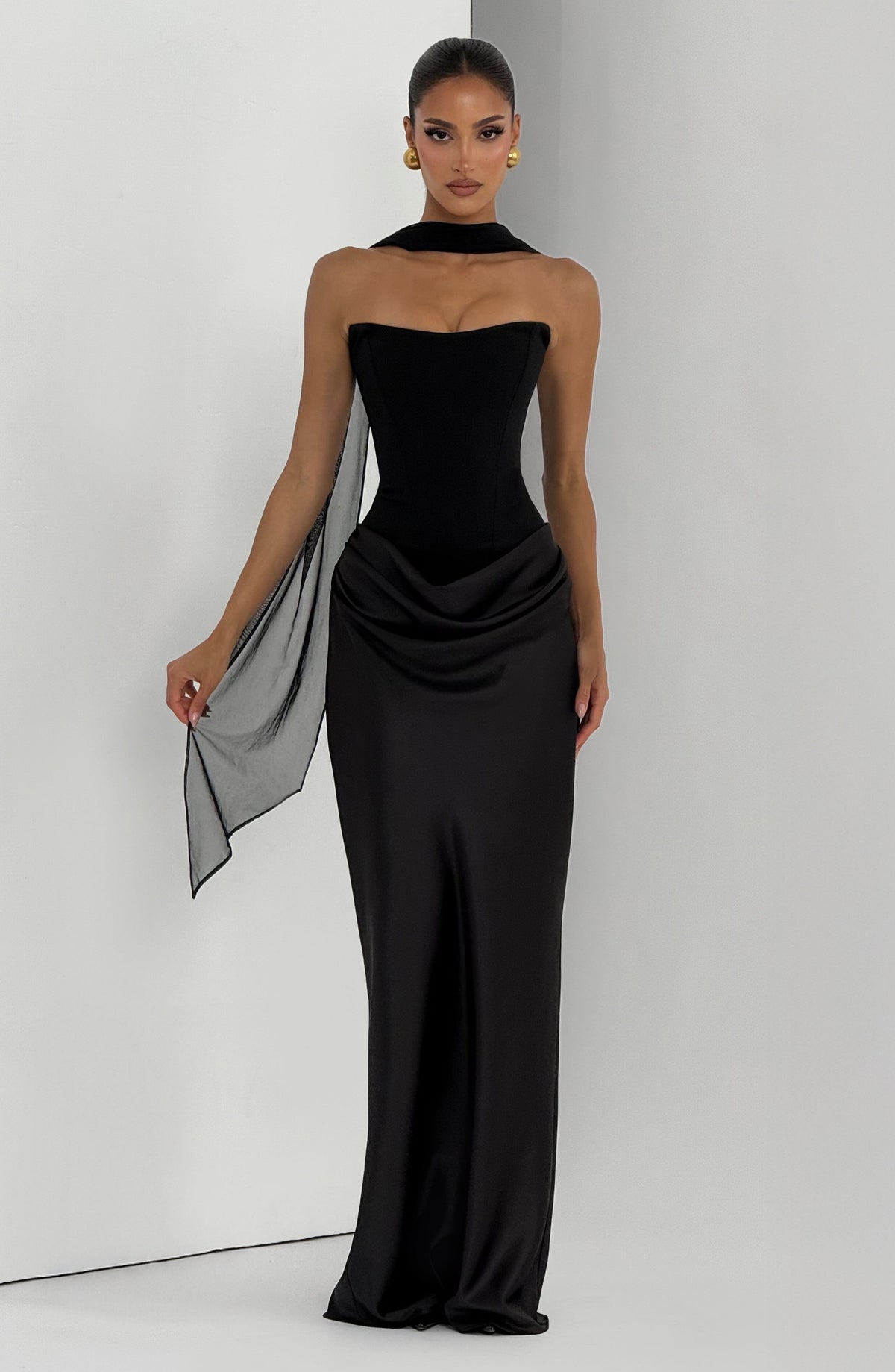 Vestido Maxi Corsé Estrella