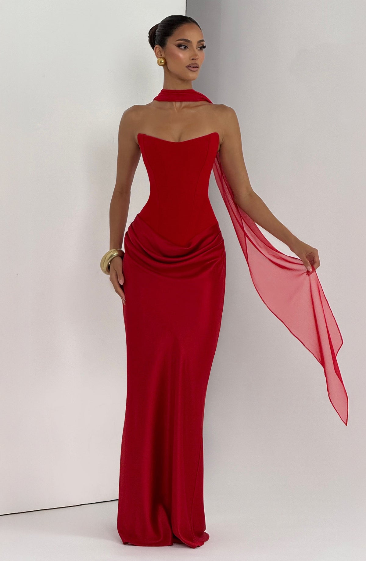 Vestido Maxi Corsé Estrella