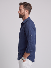 Camisa de Lino Corte Relajado