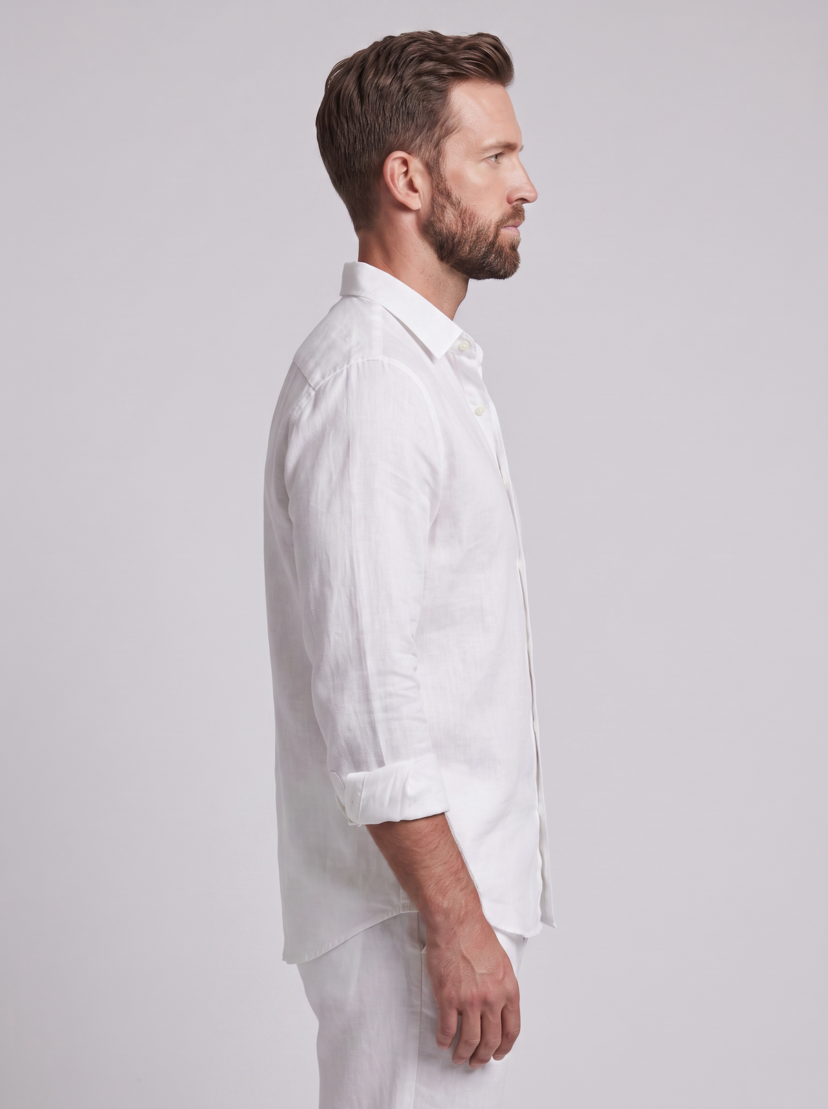 Camisa de Lino Corte Relajado