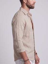 Camisa de Lino Corte Relajado