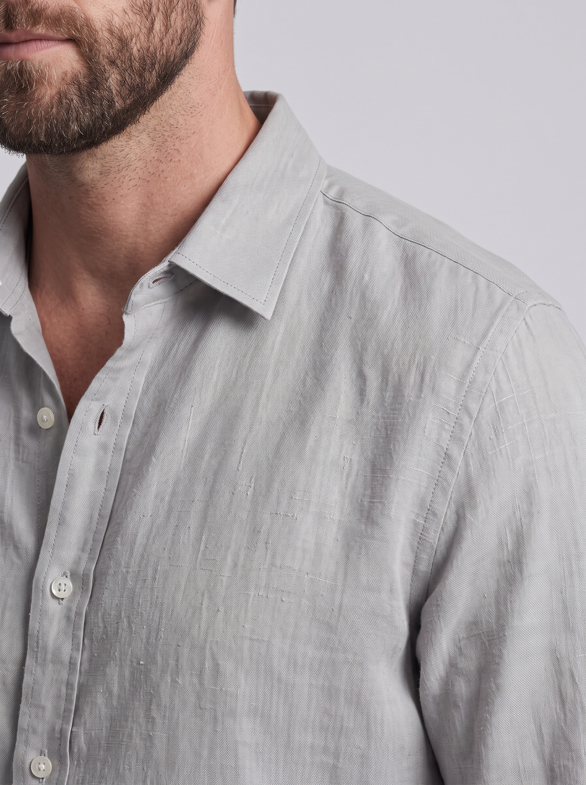 Camisa de Lino Corte Relajado