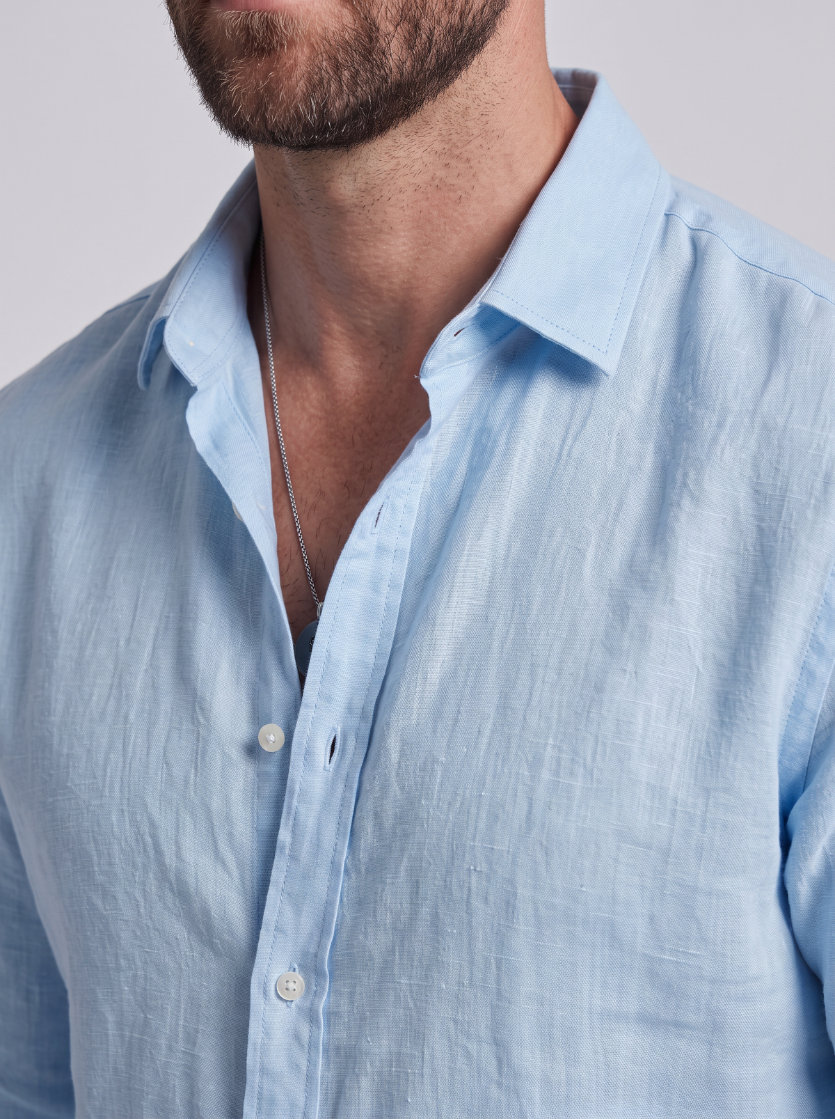 Camisa de Lino Corte Relajado