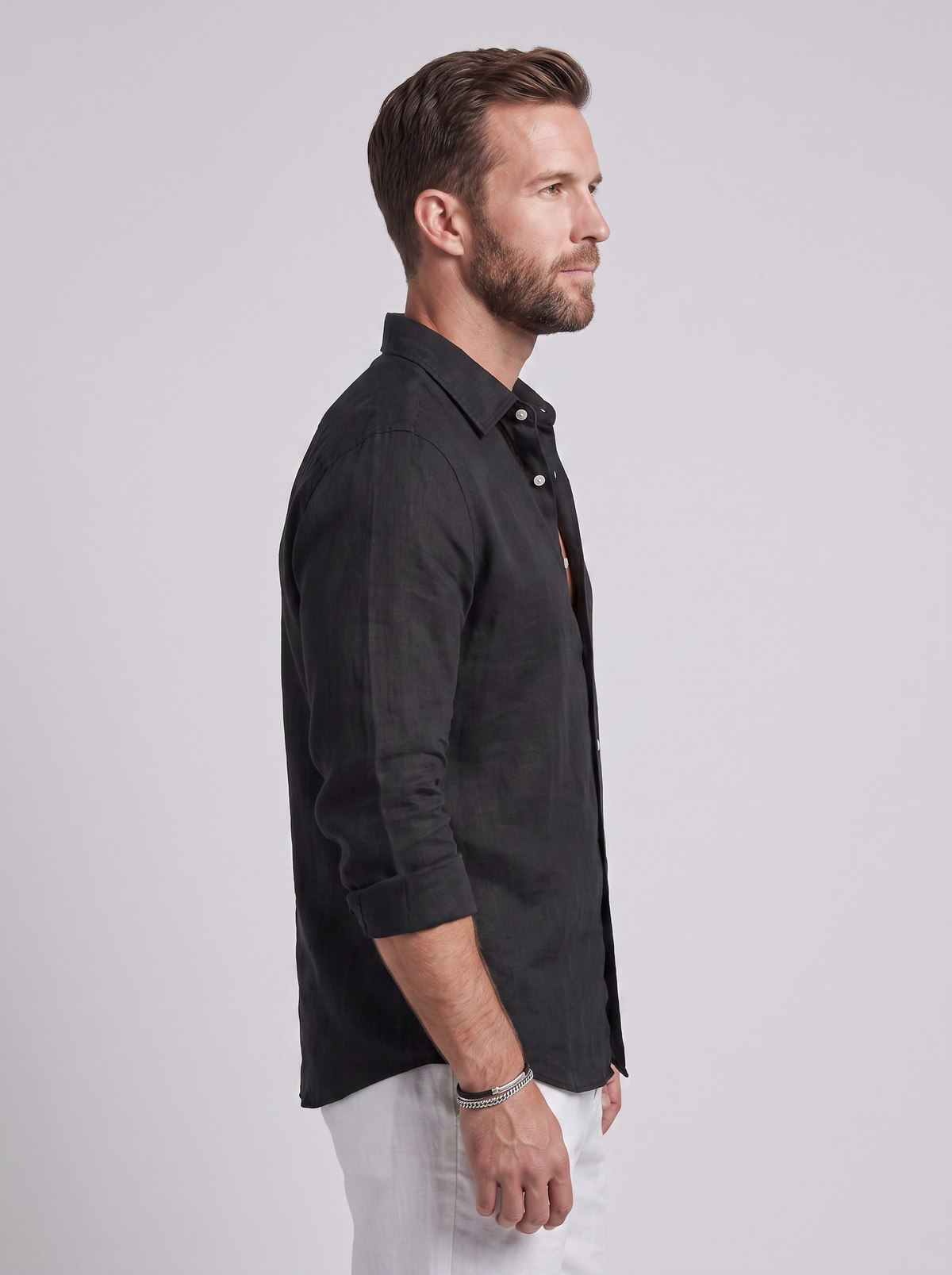 Camisa de Lino Corte Relajado