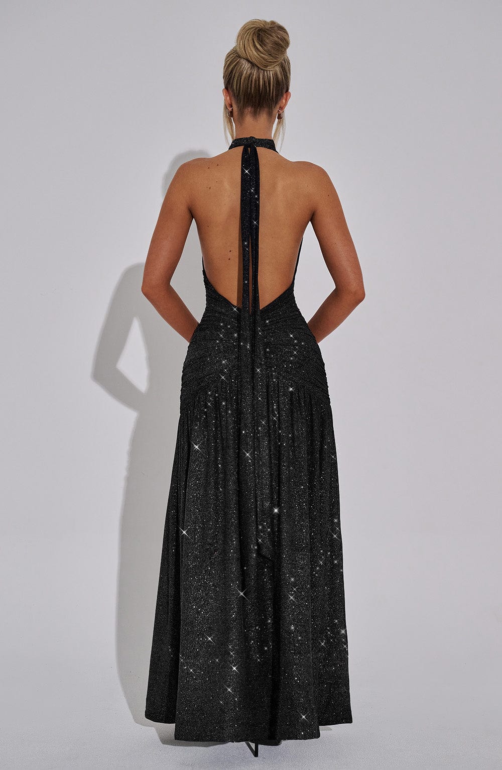 Vestido Maxi con Brillo Mariela Daniela
