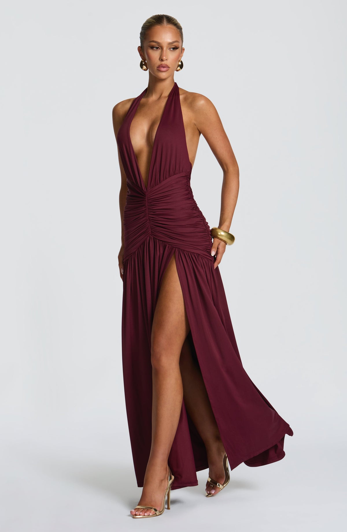 Vestido Maxi Halter Emma