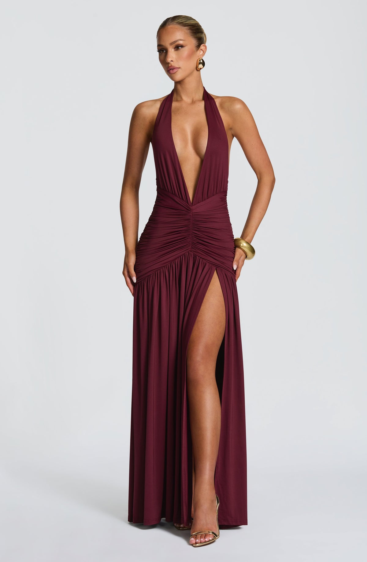 Vestido Maxi Halter Emma