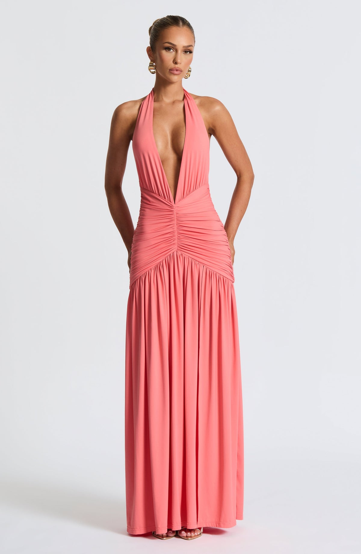 Vestido Maxi Halter Emma