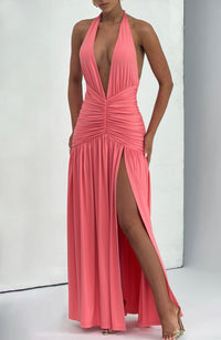 Vestido Maxi Halter Iria