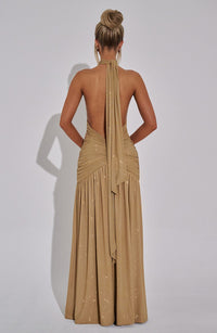 Vestido Maxi con Brillo Mariela Daniela