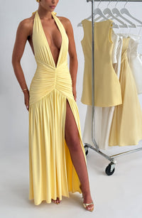 Vestido Maxi Halter Emma