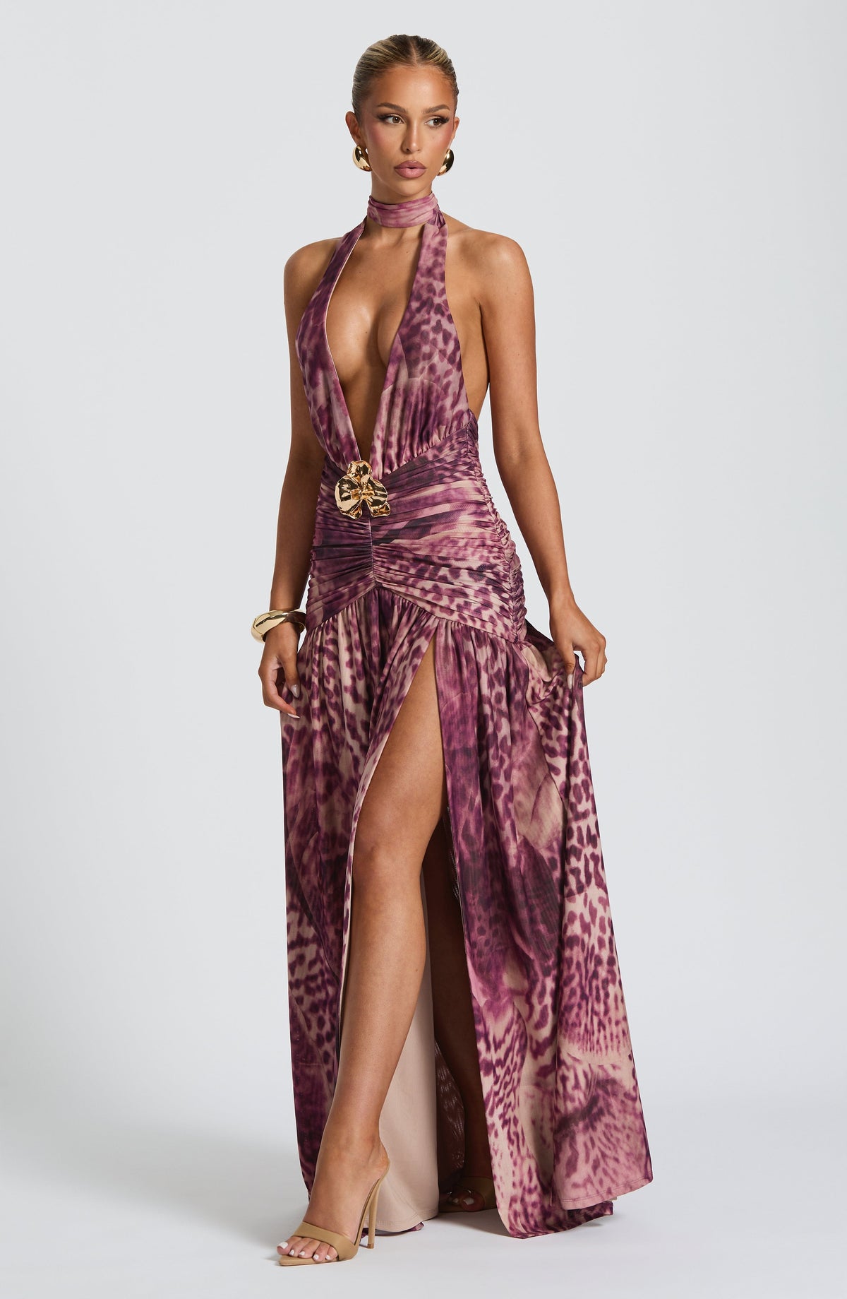 Vestido Maxi Halter Ona