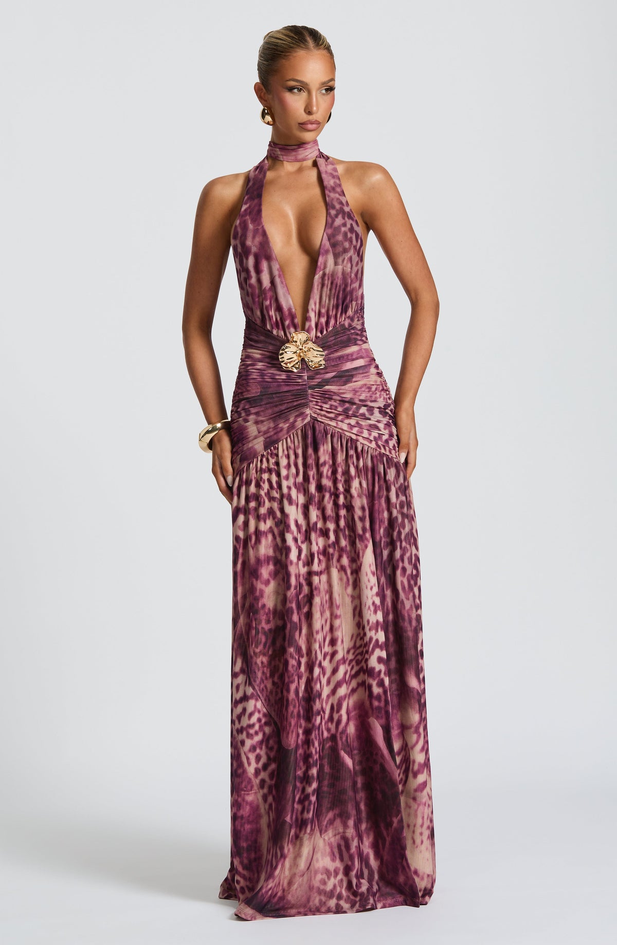Vestido Maxi Halter Ona
