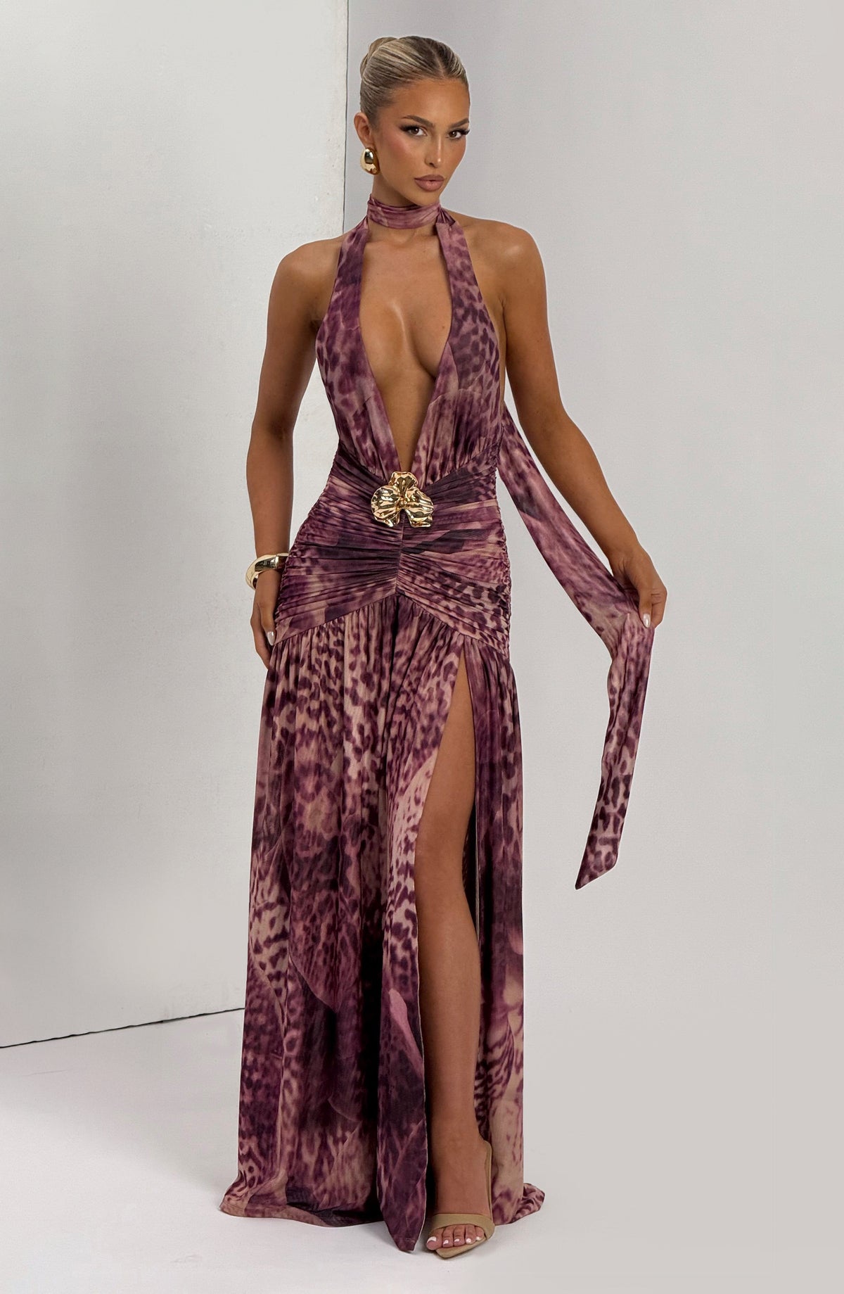 Vestido Maxi Halter Ona