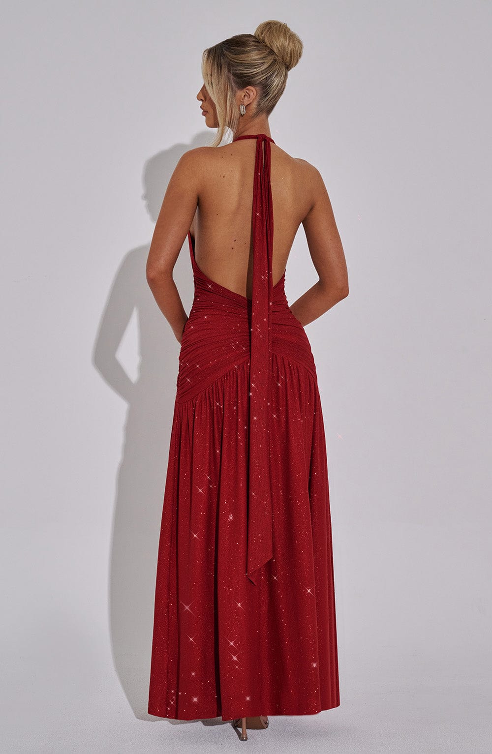 Vestido Maxi con Brillo Mariela Ines