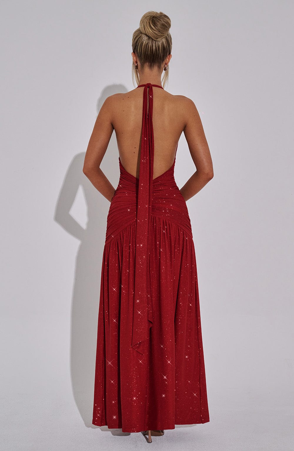 Vestido Maxi con Brillo Mariela Daniela