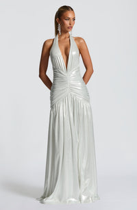 Vestido Maxi con Brillo Nila Ursula