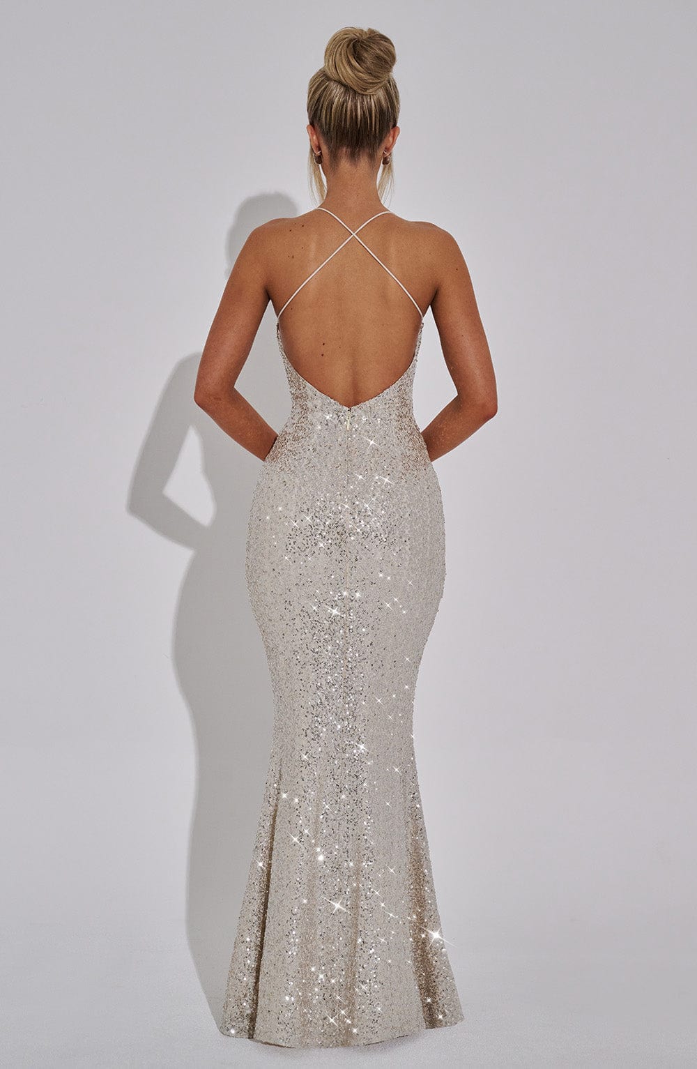 Vestido Maxi con Brillo Lara