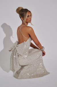 Vestido Maxi con Brillo Lara