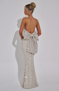 Vestido Maxi con Brillo Lara