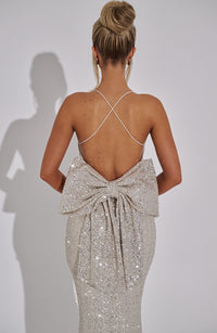 Vestido Maxi con Brillo Lara