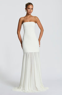 Vestido Maxi Palabra de Honor Jimena Alexandra