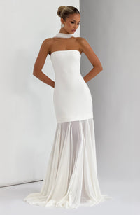 Vestido Maxi Palabra de Honor Jimena Alexandra