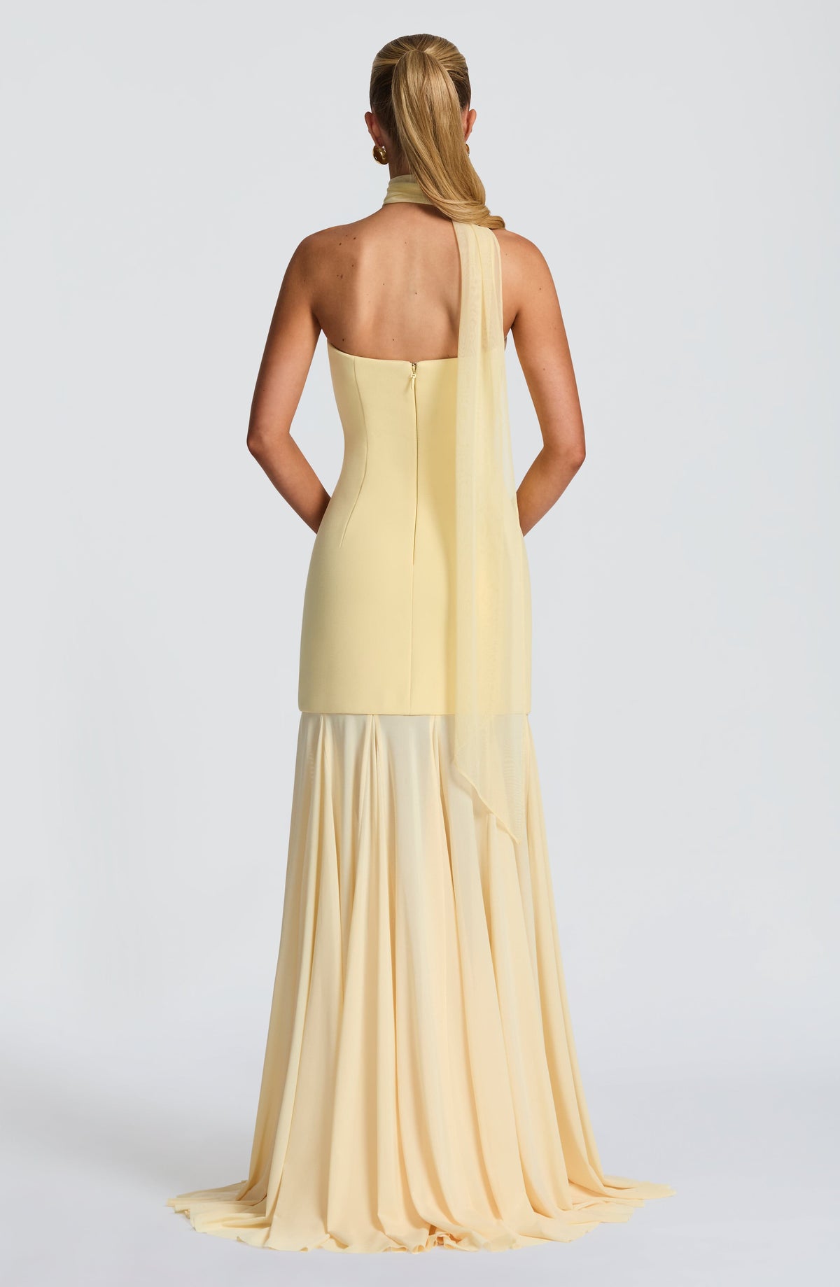 Vestido Maxi Palabra de Honor Jimena Mireia