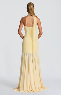 Vestido Maxi Palabra de Honor Jimena Mireia