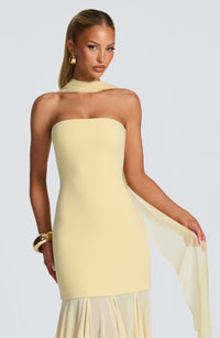 Vestido Maxi Palabra de Honor Jimena Mireia